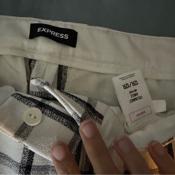 Express columnist ankle stretch mid rise trousers - Picture 4 of 4